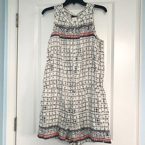 Loft Aztec beach romper size Medium NWT!